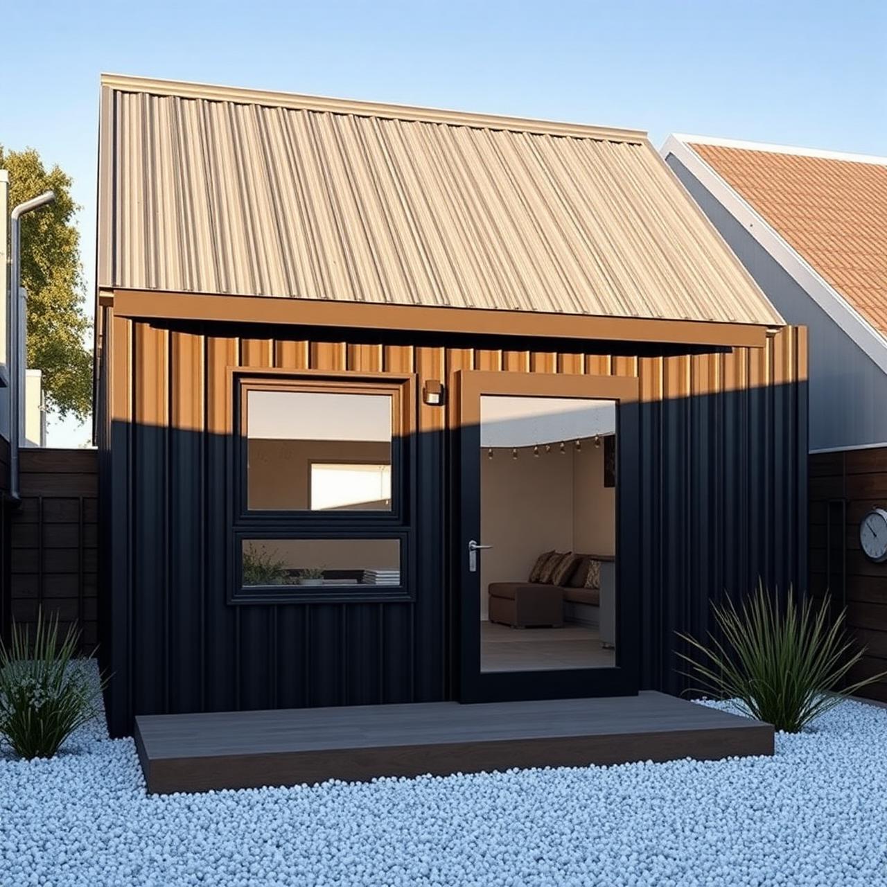Black-clad detached ADU in Pasadena